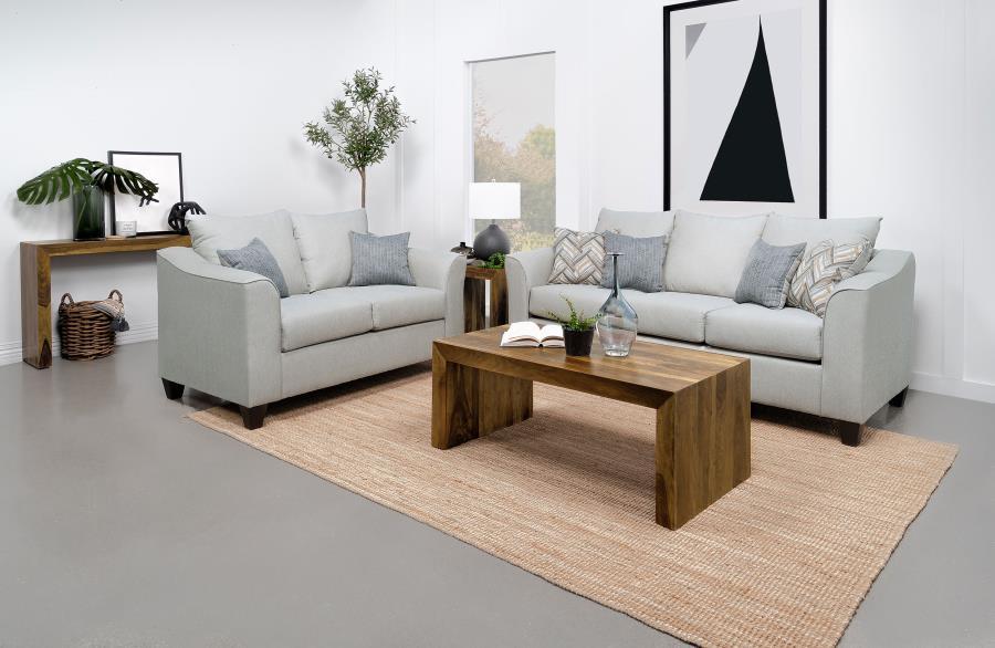 Coaster Fine Furniture Salizar - Upholstered Flared Arm Sofa Set | Meri Furniture