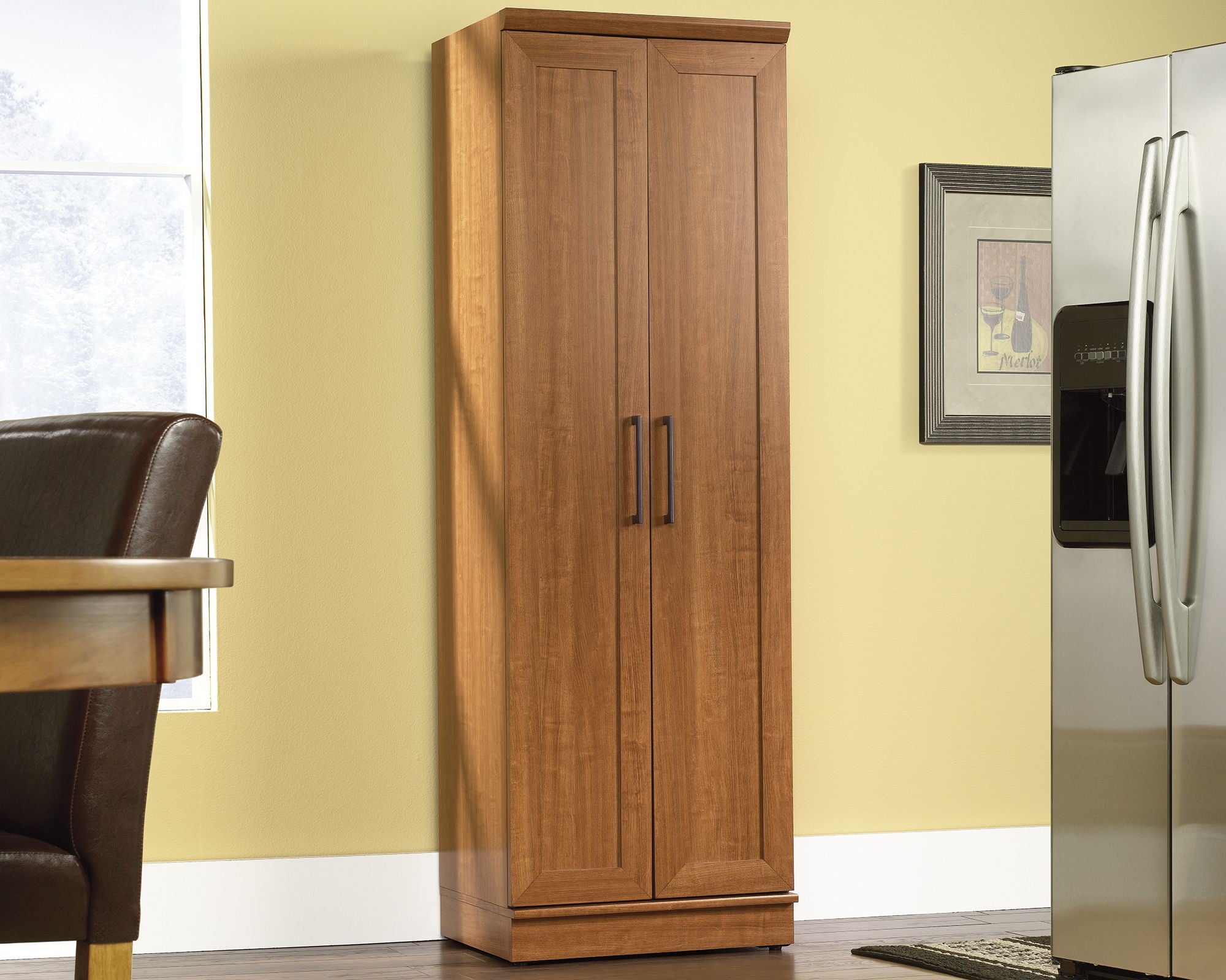 Storage Cabinet in Sienna Oak