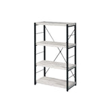 Jurgen - Bookshelf - Antique White & Black