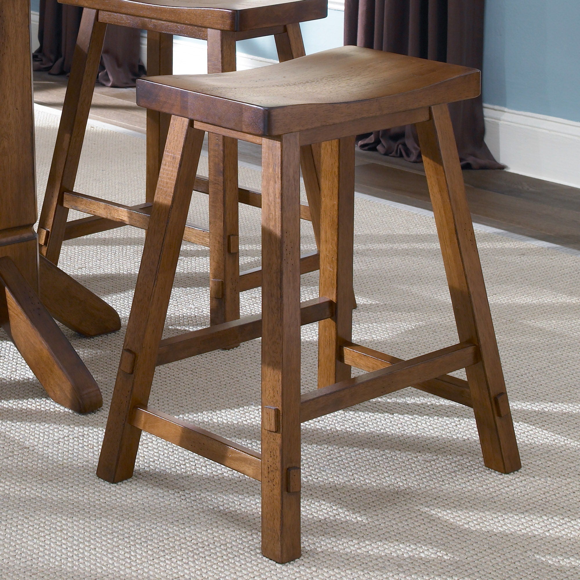 Liberty Furniture Creations - Sawhorse Counter Stool | Meri Furniture