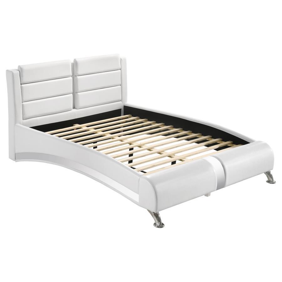 Coaster Fine Furniture Jeremaine - Upholstered Sleigh Bed | Meri Furniture