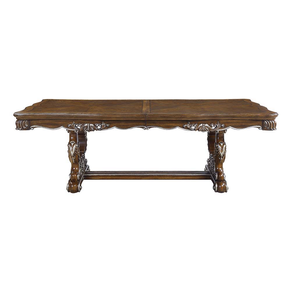 ACME Latisha - Dining Table - Antique Oak Finish - 30" | Meri Furniture