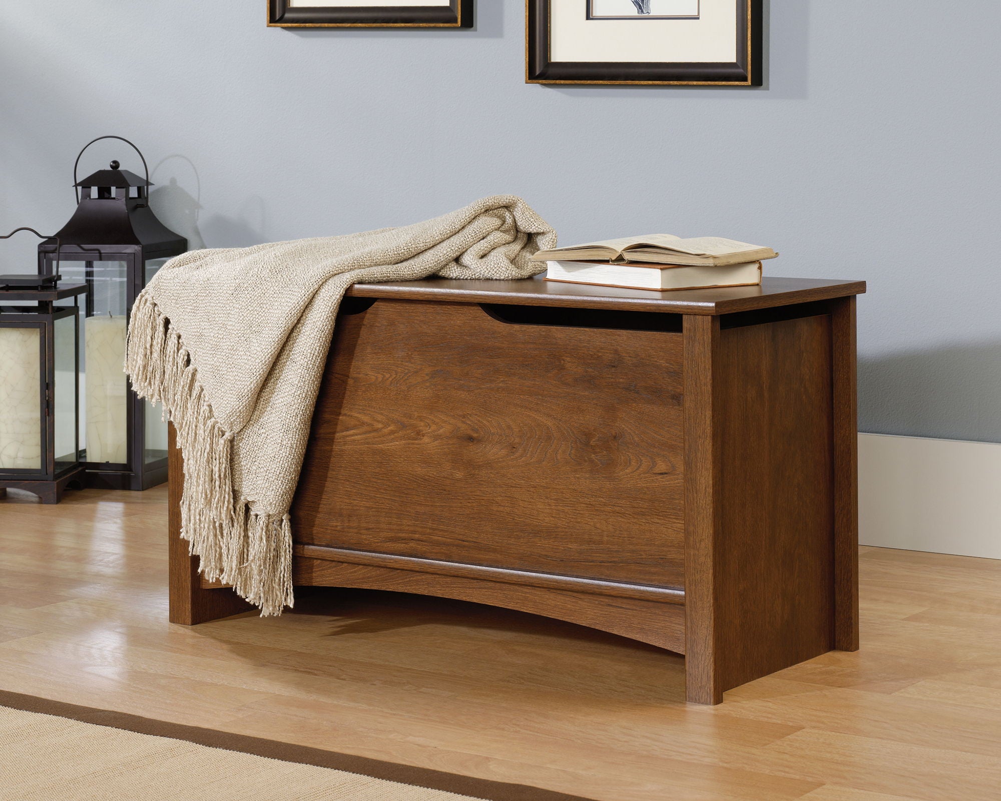 Shoal Creek Storage Chest in Oiled Oak