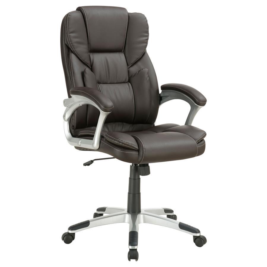 Coaster Fine Furniture Kaffir - Upholstered Adjustable Home Office Desk Chair | Meri Furniture