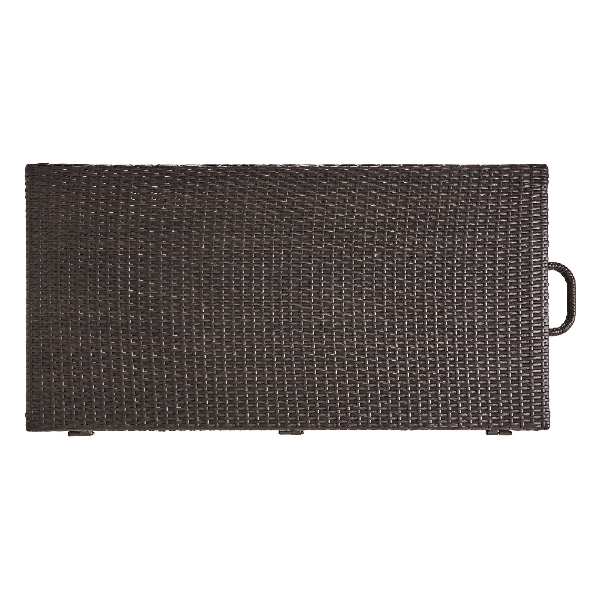 Blake - Wicker Cushion Box - Brown Multi