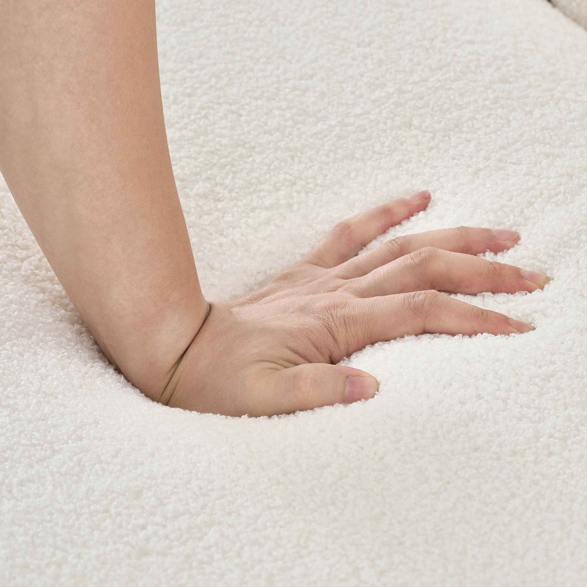 Tufted Oversized Sofa For Living Spaces