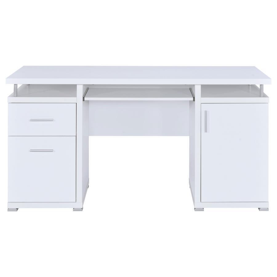 Coaster Fine Furniture Tracy - 2-Drawer Office Computer Desk | Meri Furniture
