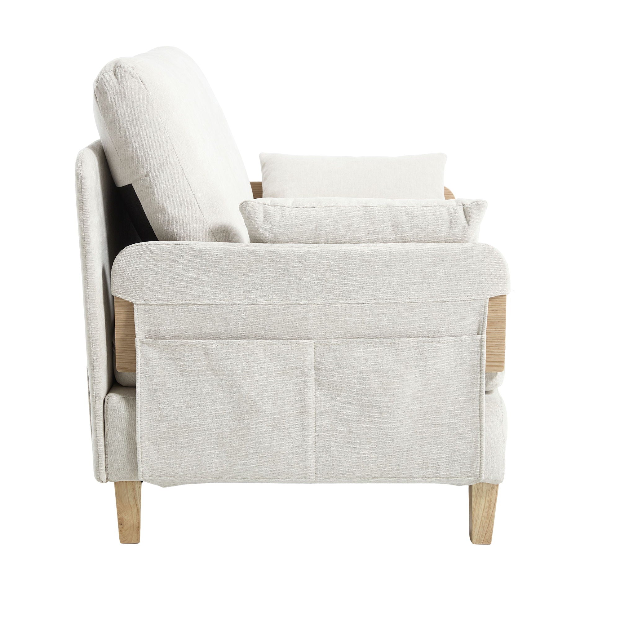 Mid Century Modern Foldable Sofa Bed, 3 In 1 Convertible Sleeper With 3 Pillows