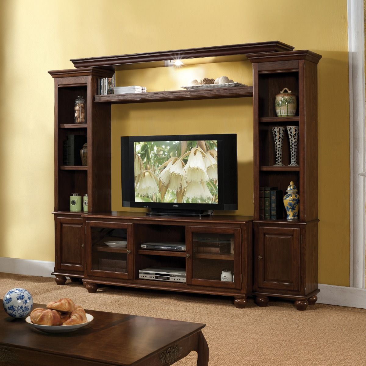 Dita - Entertainment Center Same Color As 21380Q) - Walnut