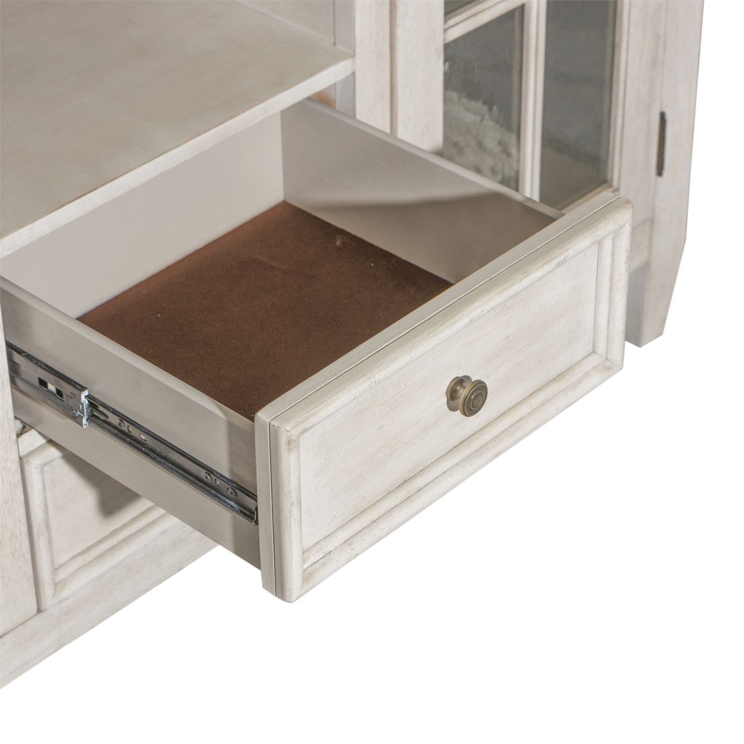 Liberty Furniture Heartland - Display Cabinet - White | Meri Furniture