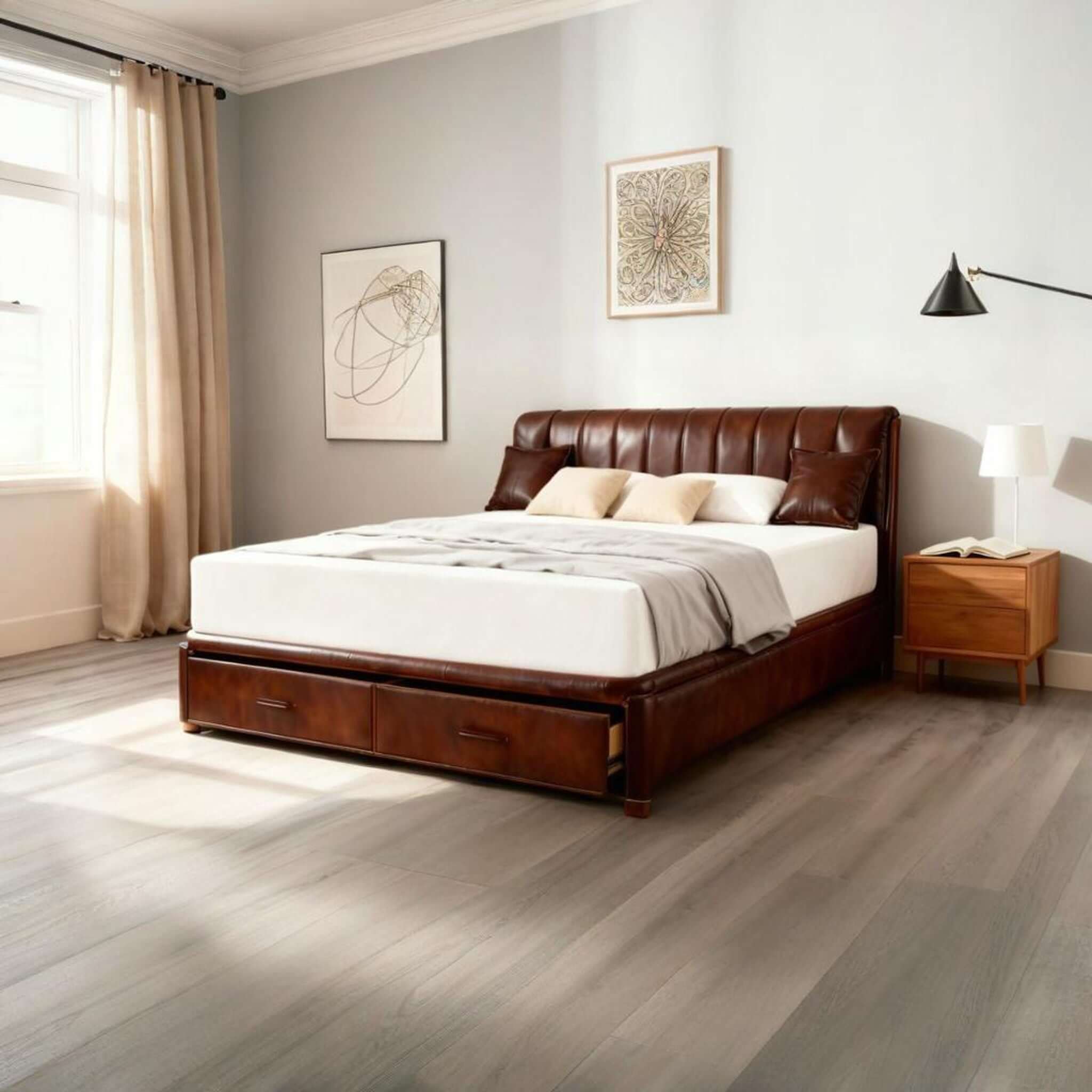 10" Tea Memory Foam Mattress In Box, Fiberglass Free