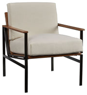 Ashley Furniture Tilden - Ivory / Brown - Accent Chair | Meri Furniture