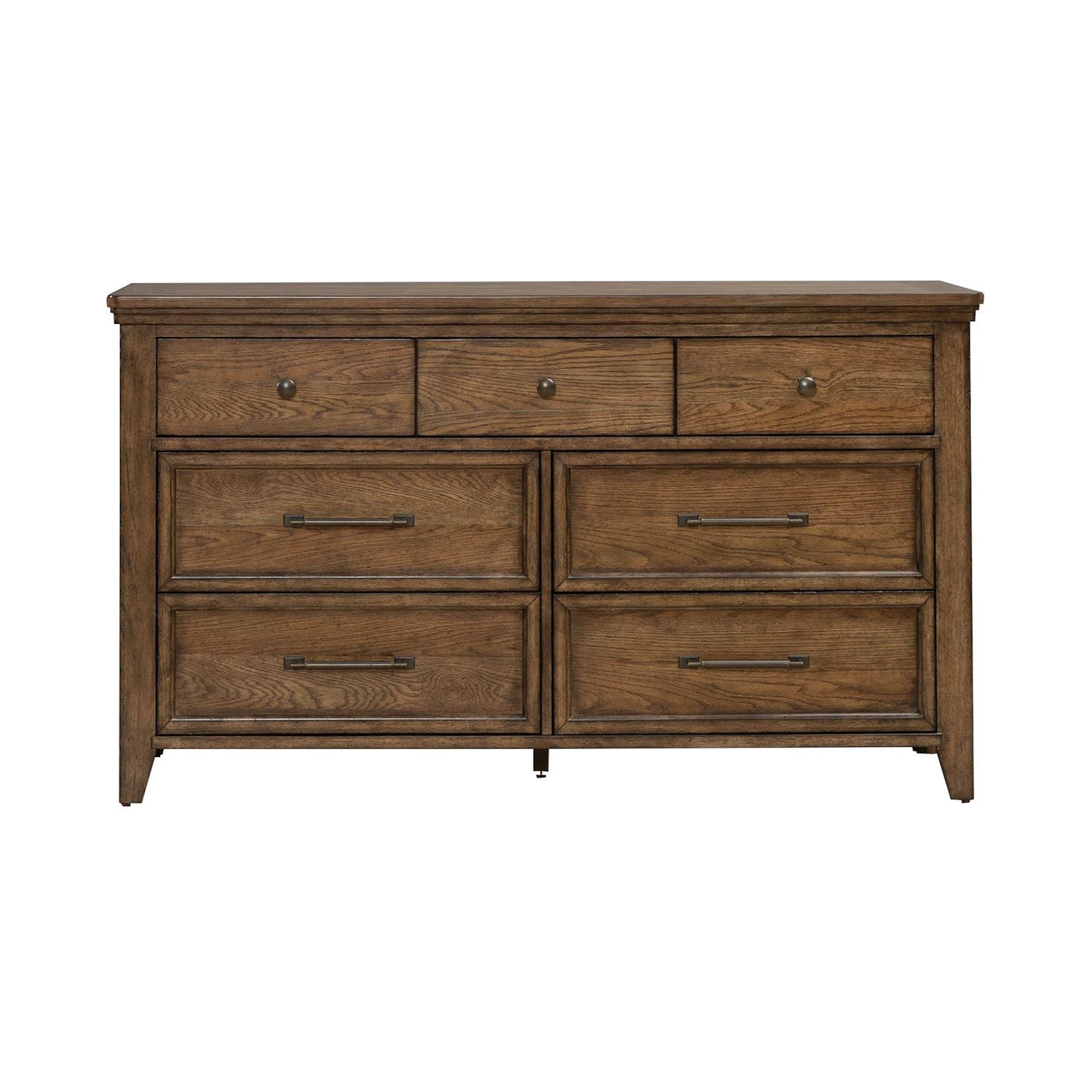 Carolina Park - 7 Drawer Dresser - Brown