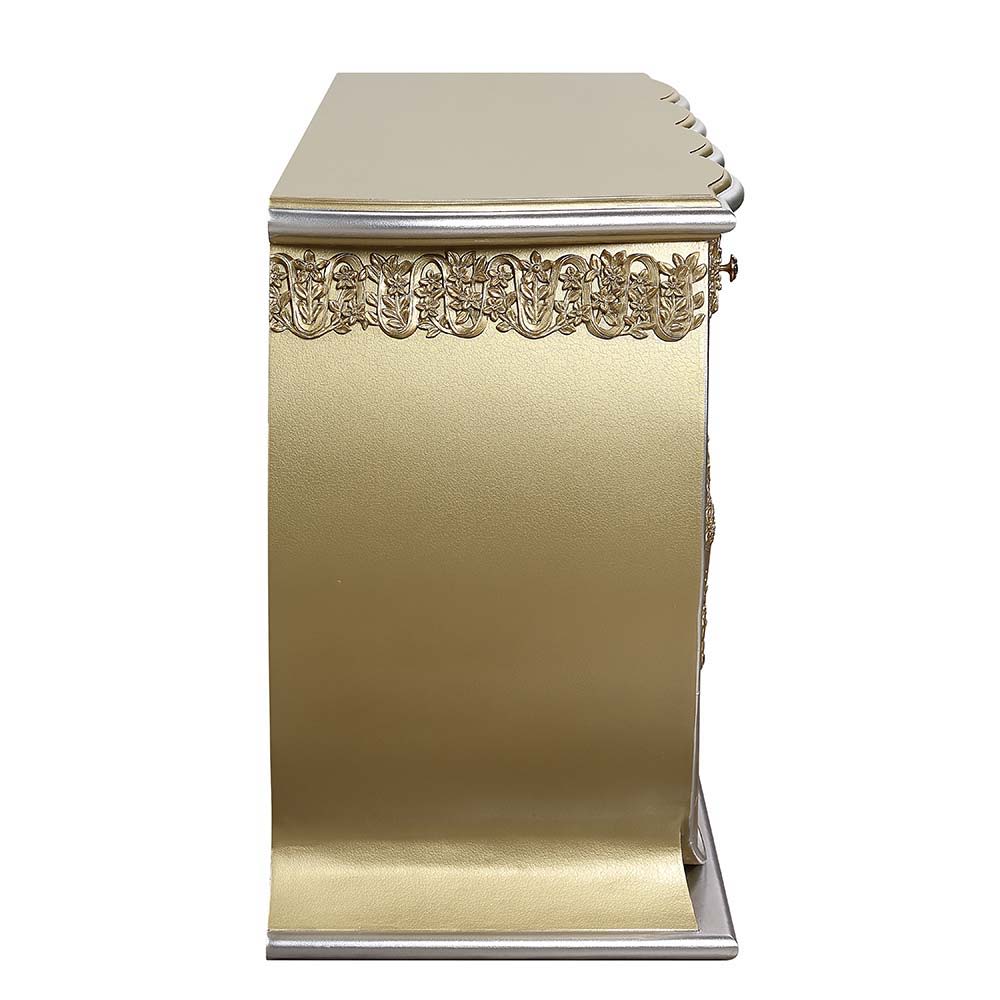 ACME Bernadette - Server - Gold Finish | Meri Furniture