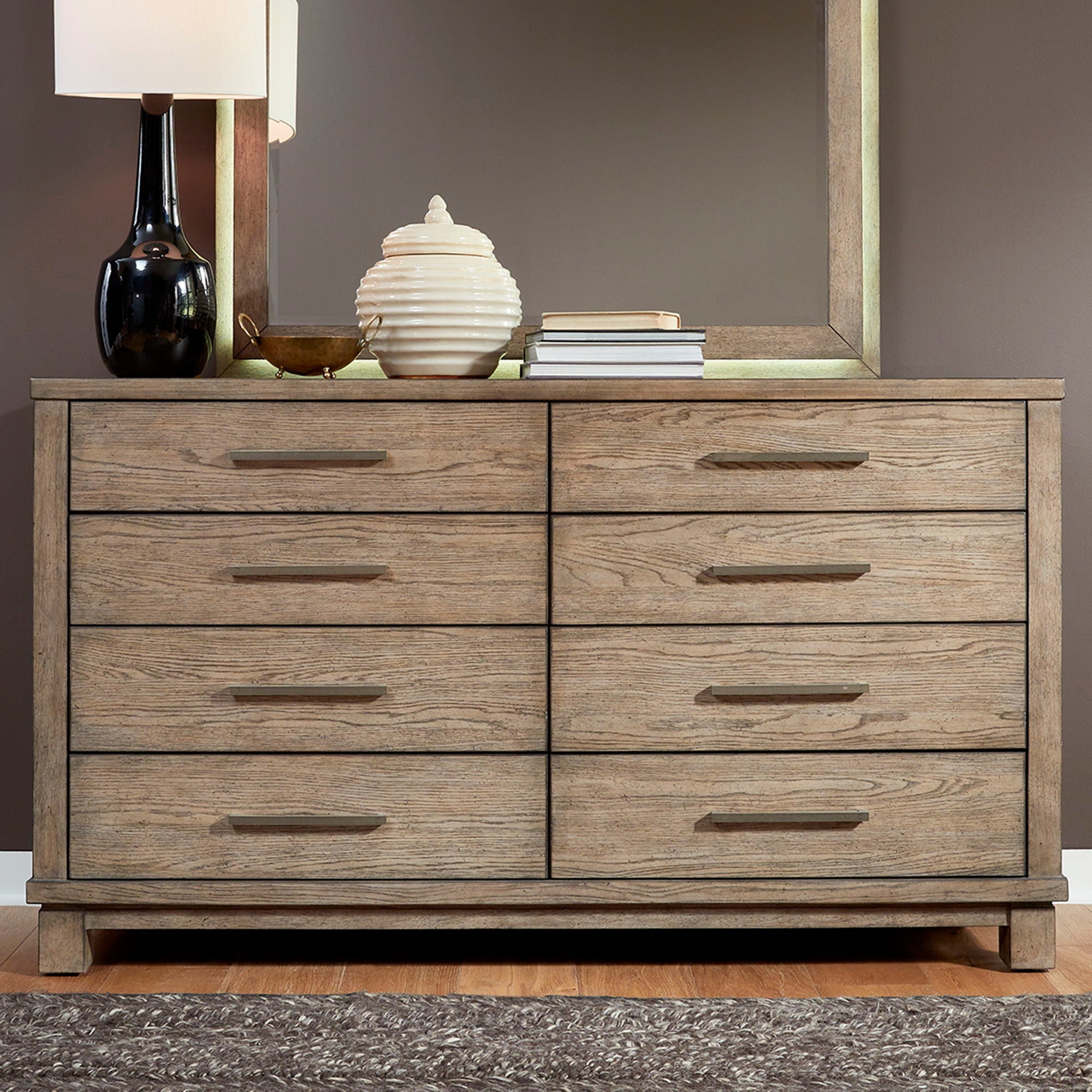 Liberty Furniture Canyon Road - 8 Drawer Dresser - Light Brown | Meri Furniture