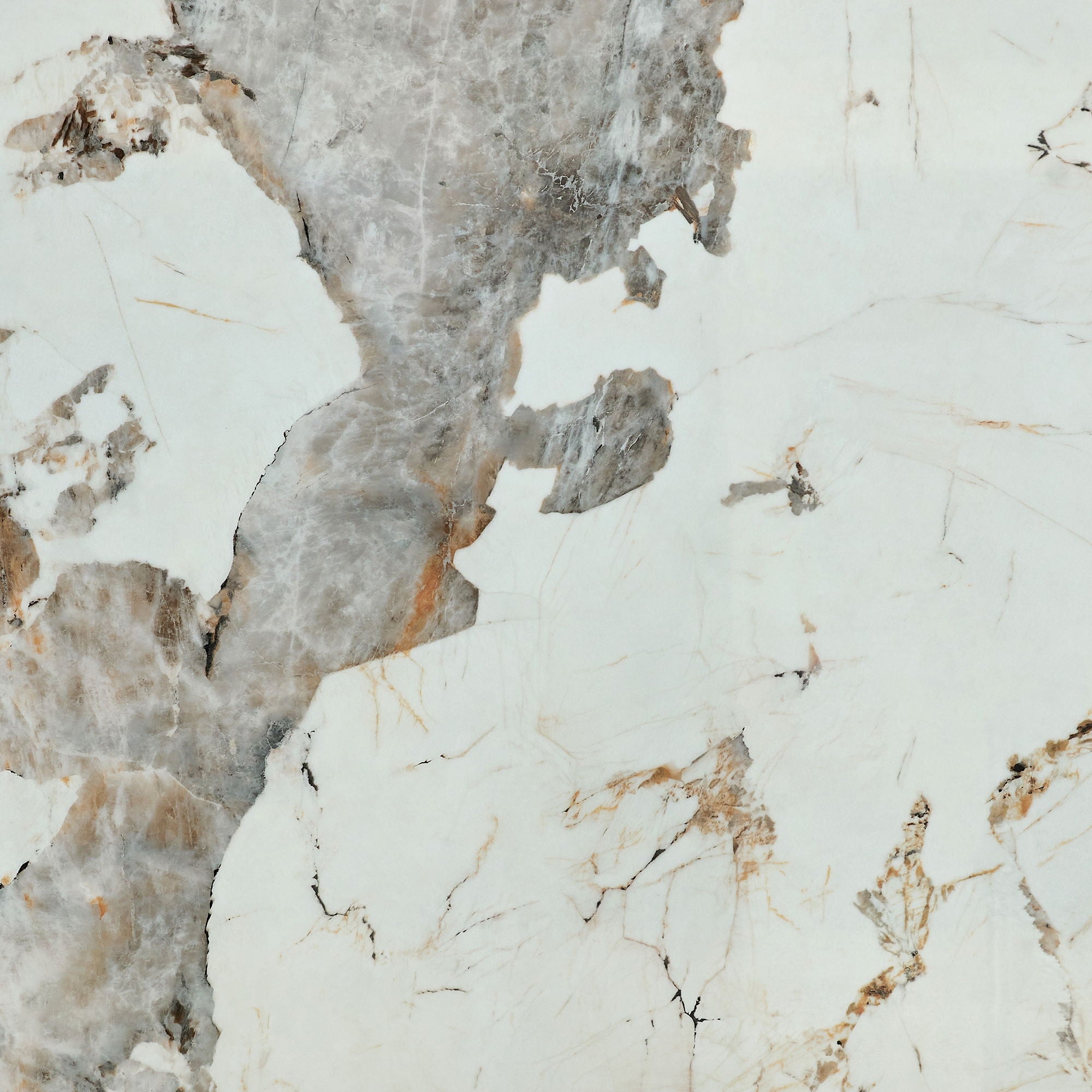 Modern Minimalist Dining Table With Imitation Marbled Glass Top And Legs For Kitchen And Living Room - Gold