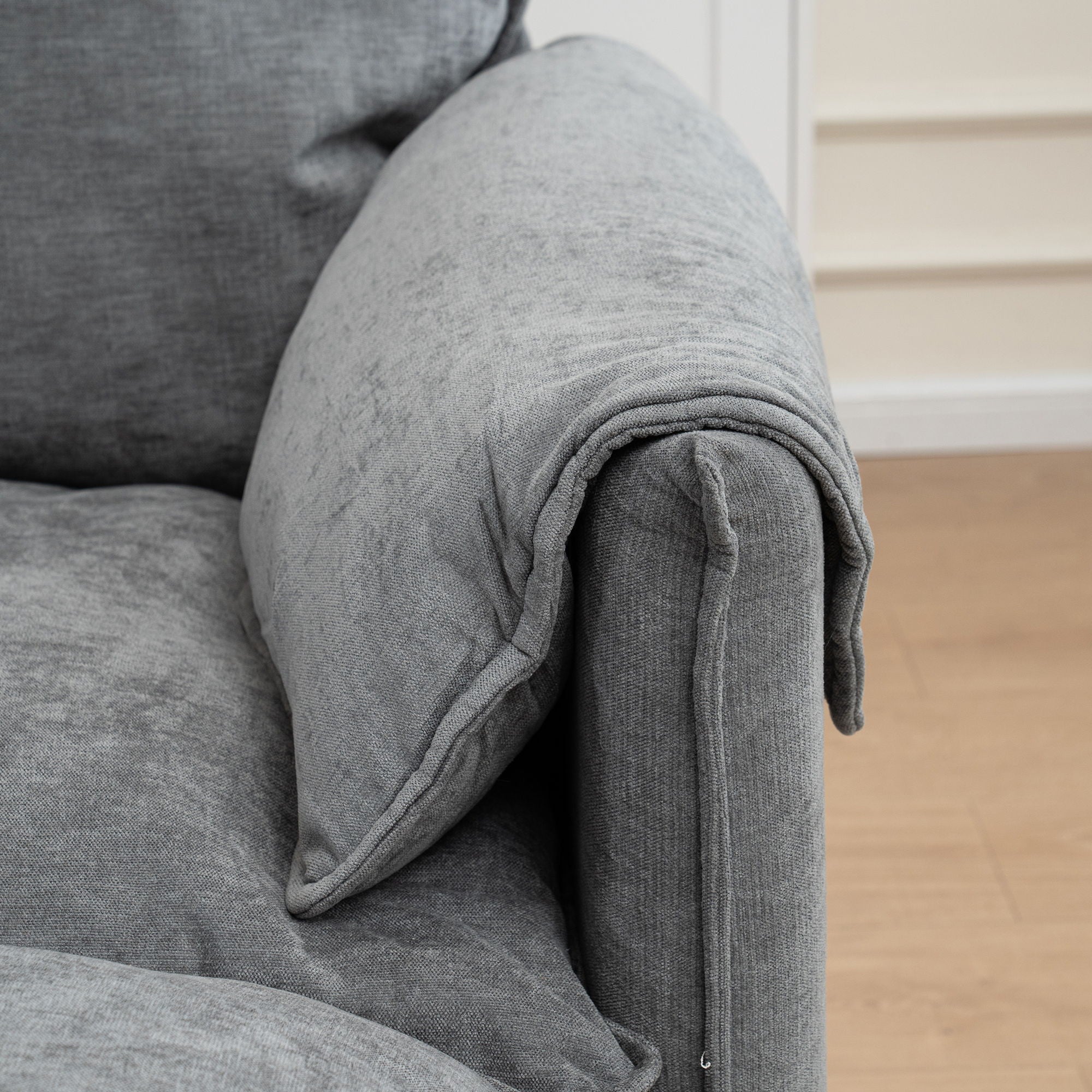 Convertible Combination Sofa With Footstools With Storage