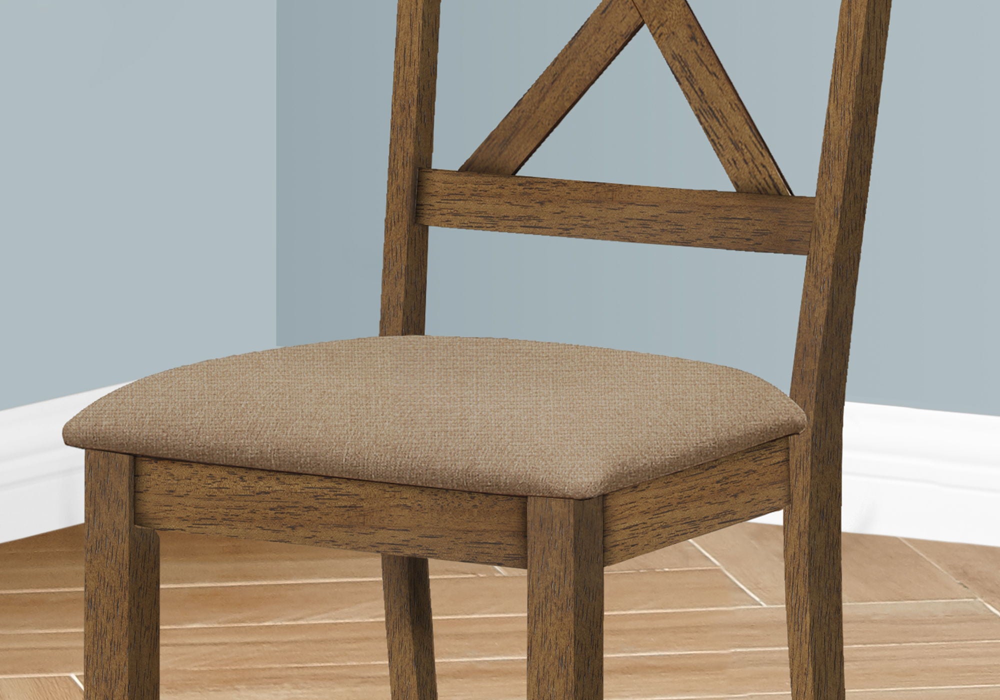 Dining Chair Side, Upholstered For Dining Room, Transitional (Set of 2)