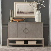 Liberty Furniture Montage - 4 Door Server - Gray | Meri Furniture