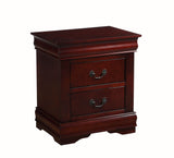 Bring casual elegance into your home with the Louis Phillipe nightstand. This nightstand is a piece that offers any bedroom a sophisticated look.