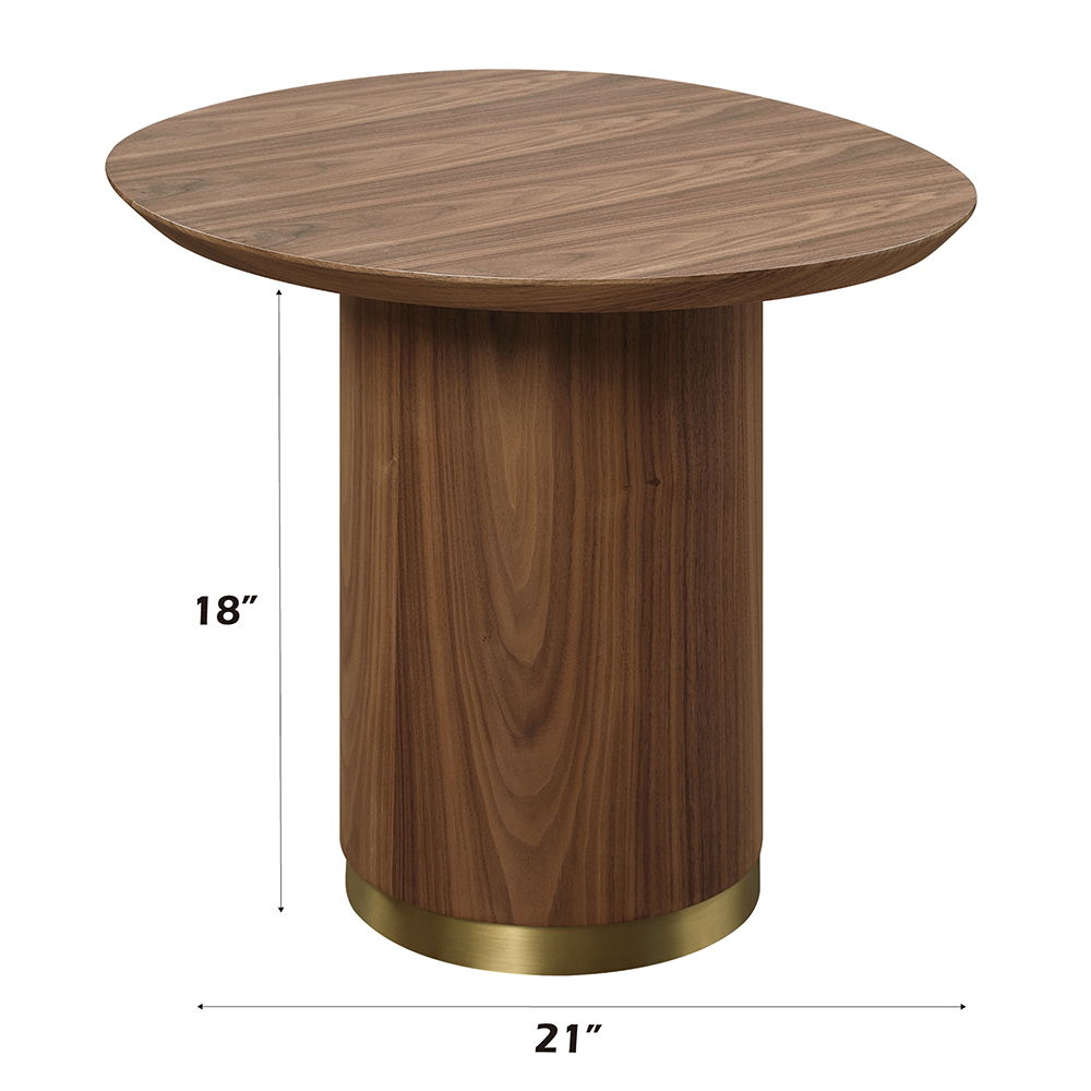 Willene - End Table - Walnut