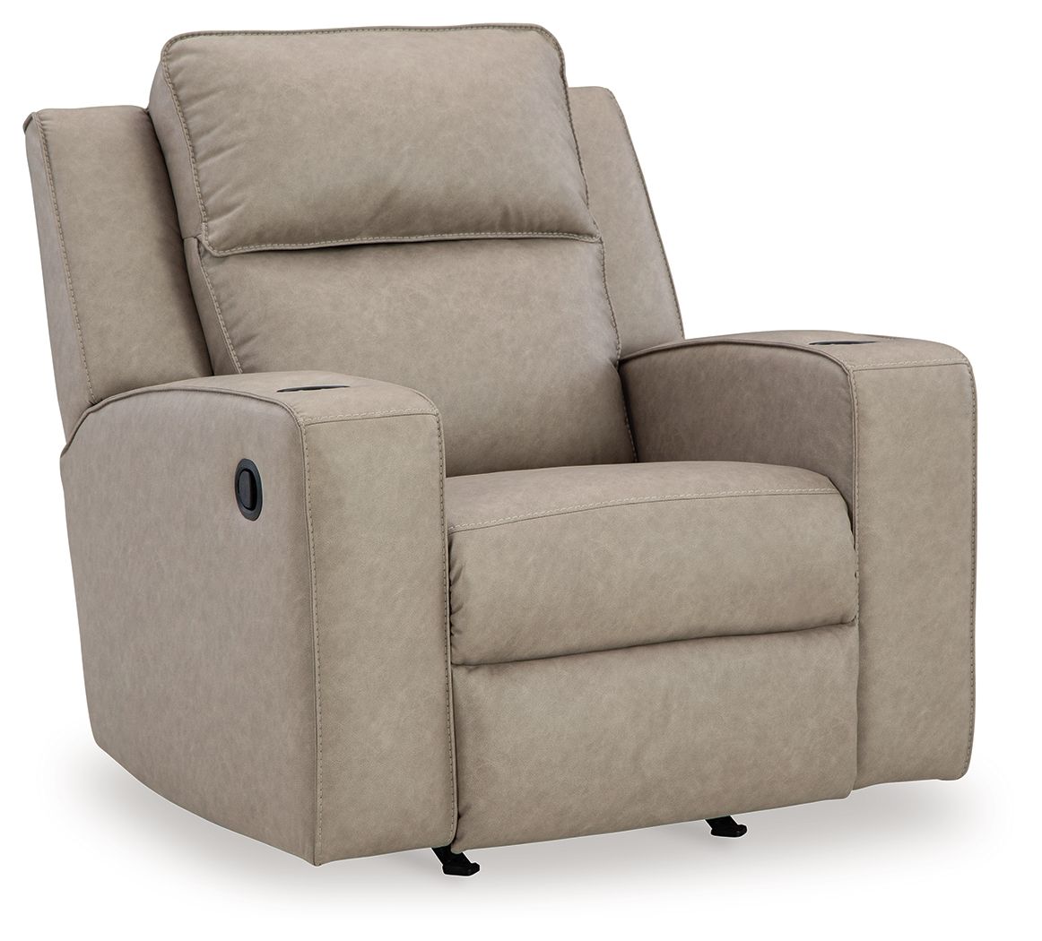 Signature Design by Ashley® Lavenhorne - Pebble - Rocker Recliner | Meri Furniture