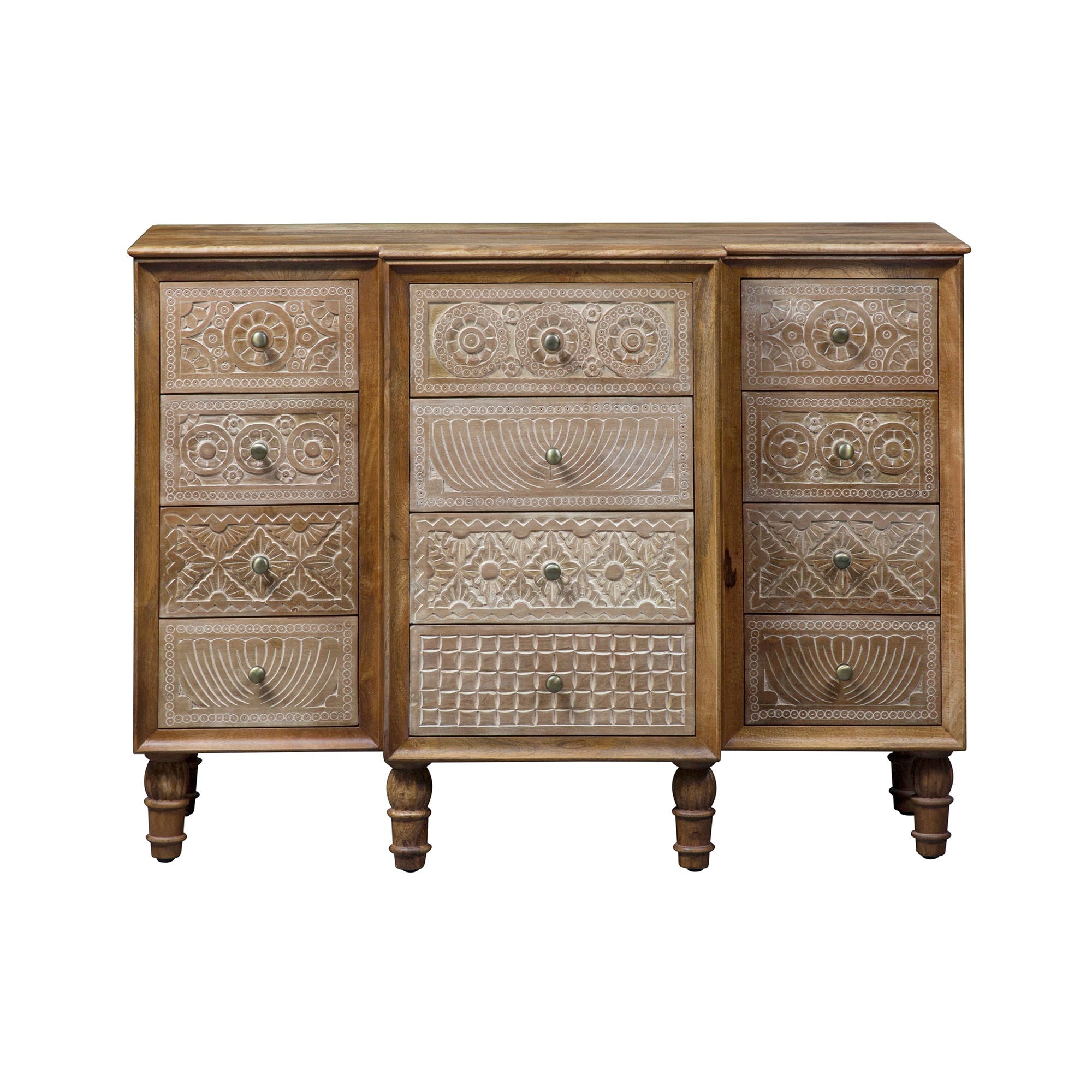 Liberty Furniture Montrose - 12 Drawer Accent Cabinet - Light Brown | Meri Furniture