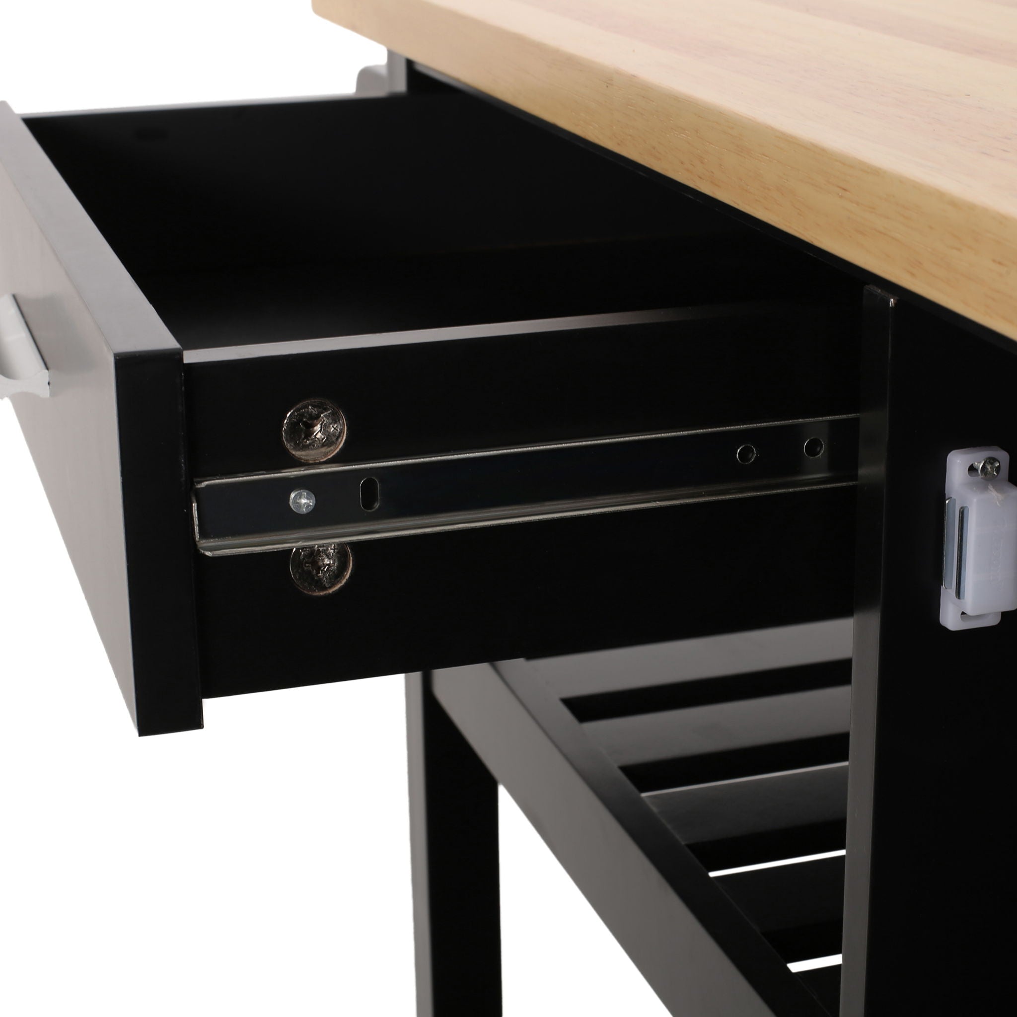 Contemporary Design Kitchen Cart With Wheels