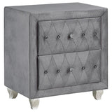 Deanna - Upholstered 2-Drawer Nightstand