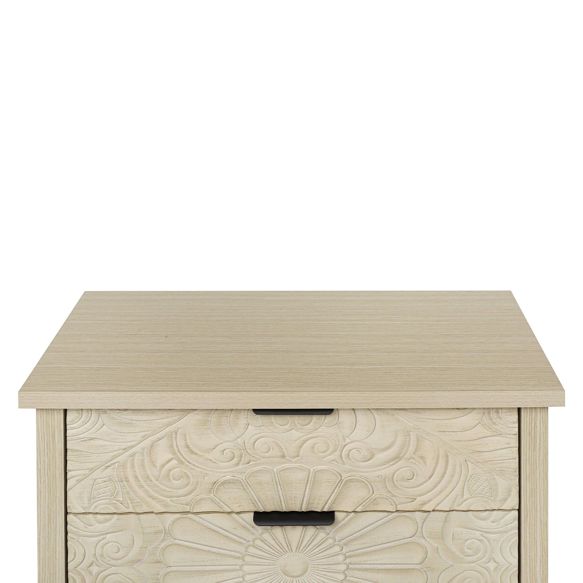 3 Drawer Cabinet, American Furniture, Suitable For Bedroom, Living Room, Study - Natural