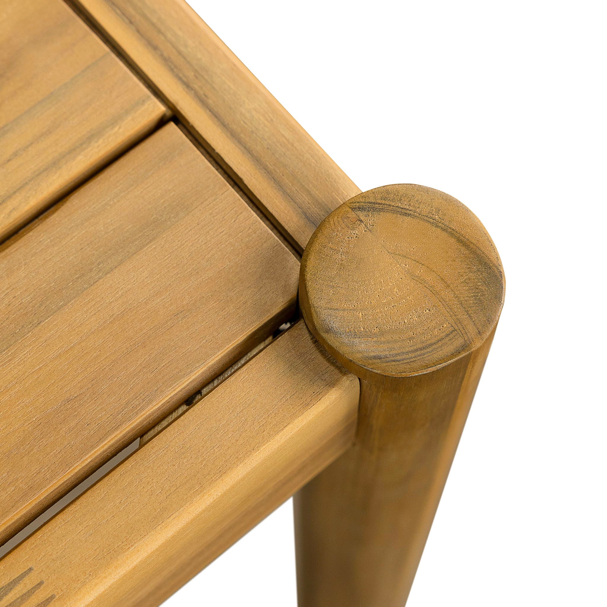 Classic Patio Dining Table, Acacia Wood - Light Teak