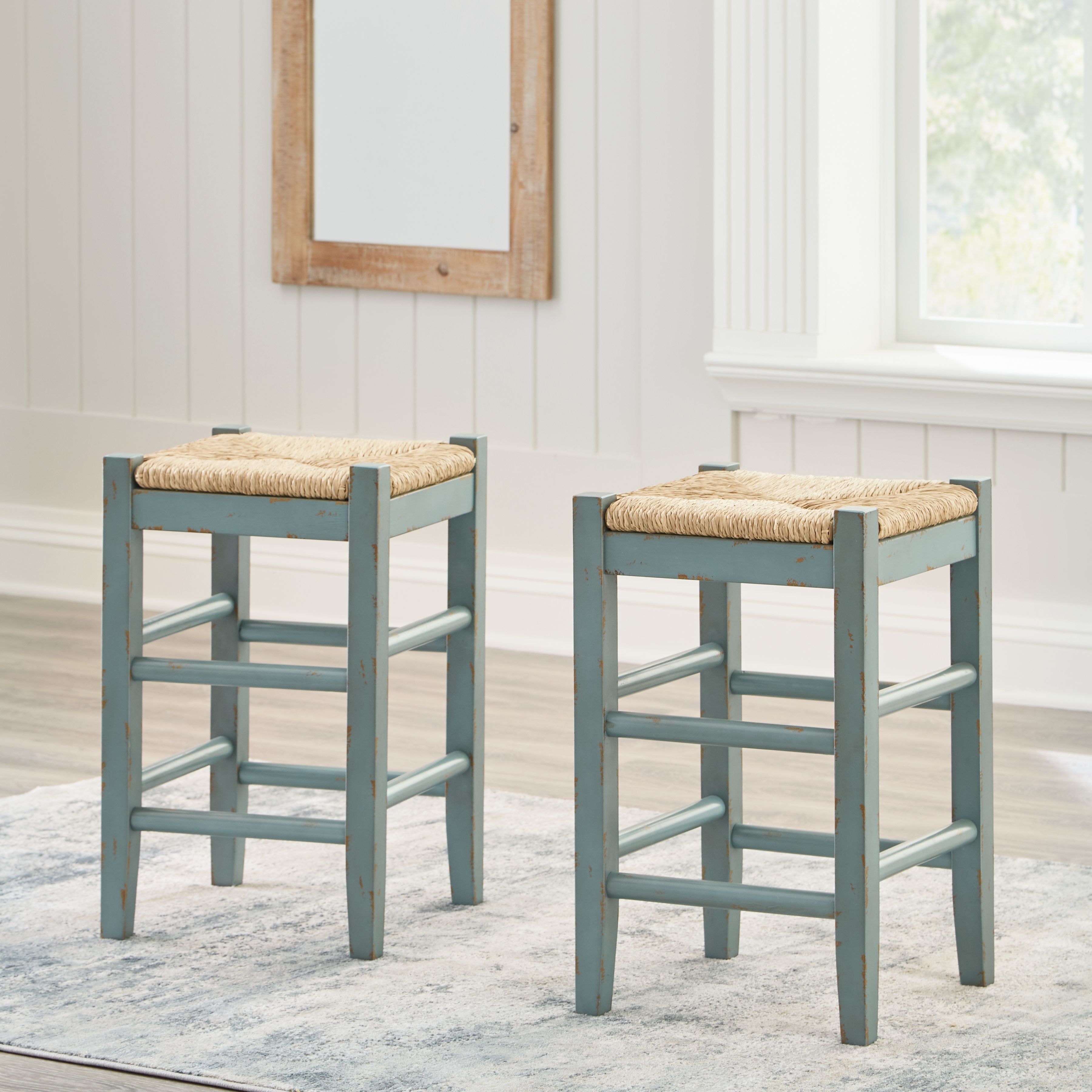 Signature Design by Ashley® Mirimyn - Bar Stool (Set of 2) | Meri Furniture
