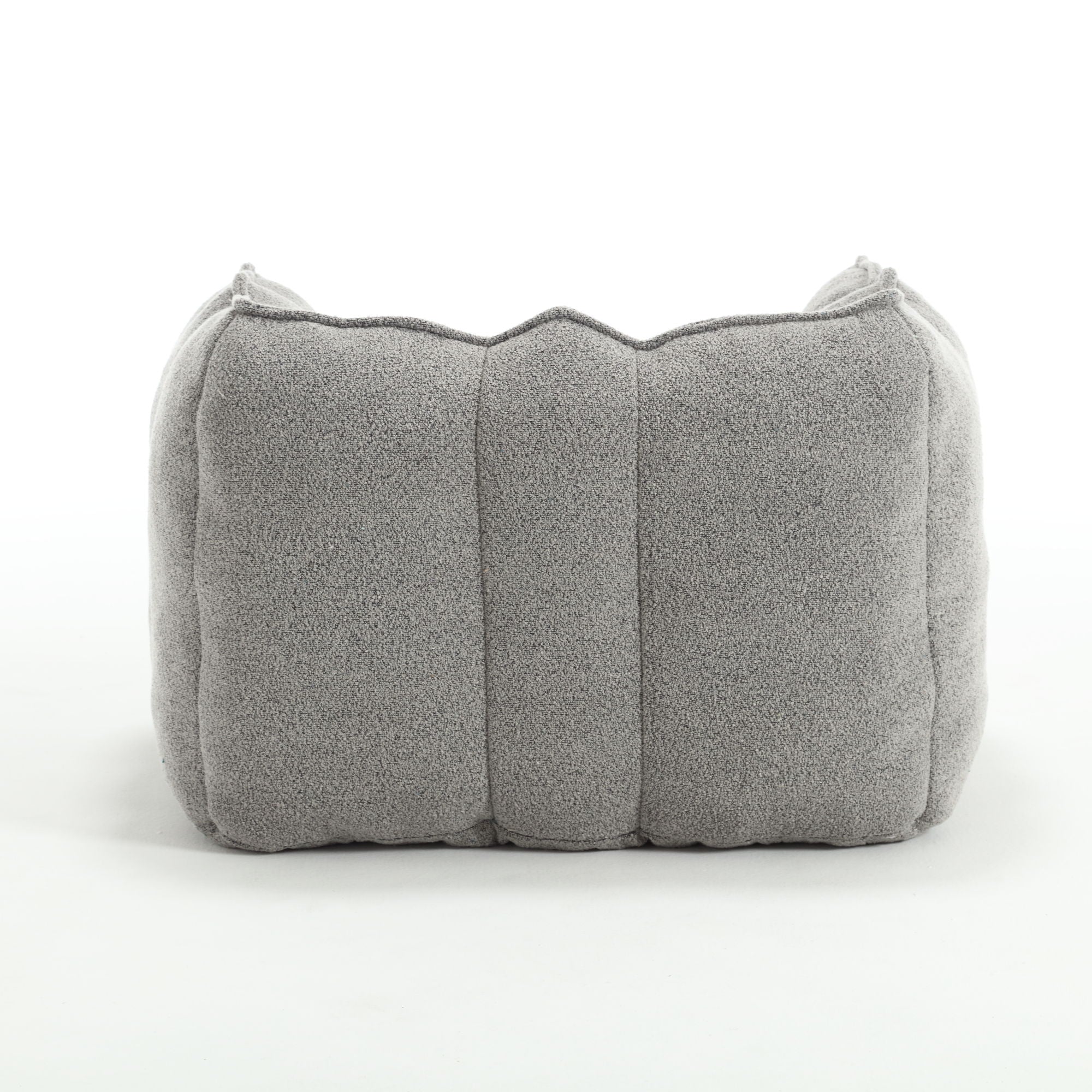 Soft Chenille Bean Bag Chair With High Resilient Foam