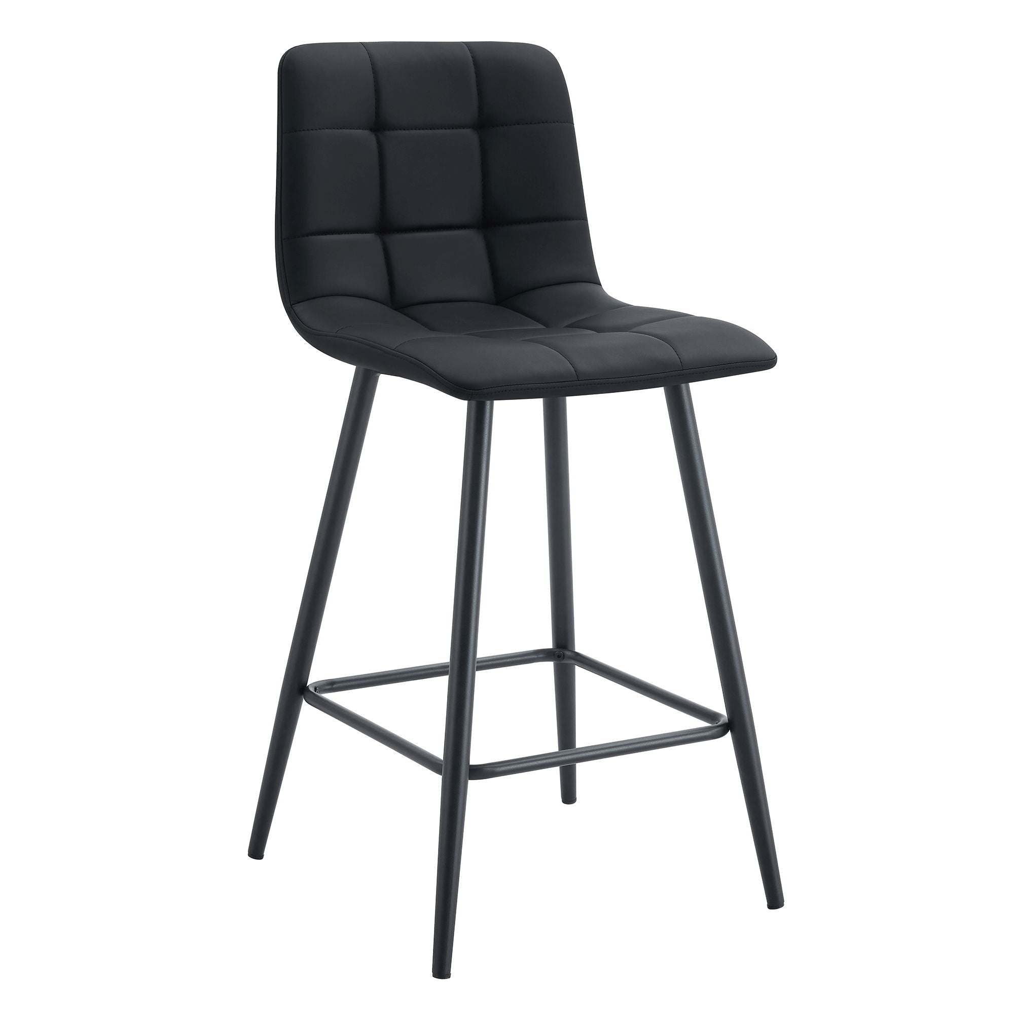 Bar Chair Set Comfortable With Metal Legs And Ergonomic Design