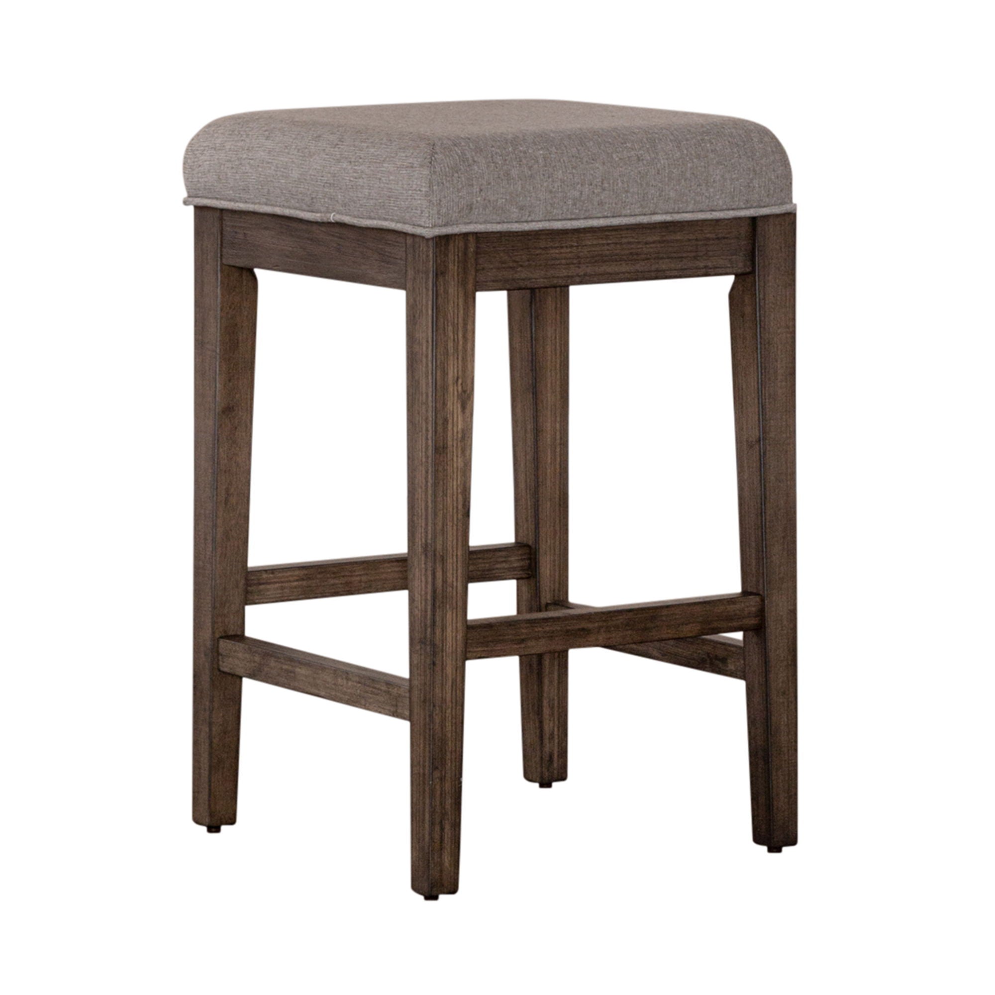 Liberty Furniture Arrowcreek - Upholstered Console Stool - Dark Brown | Meri Furniture