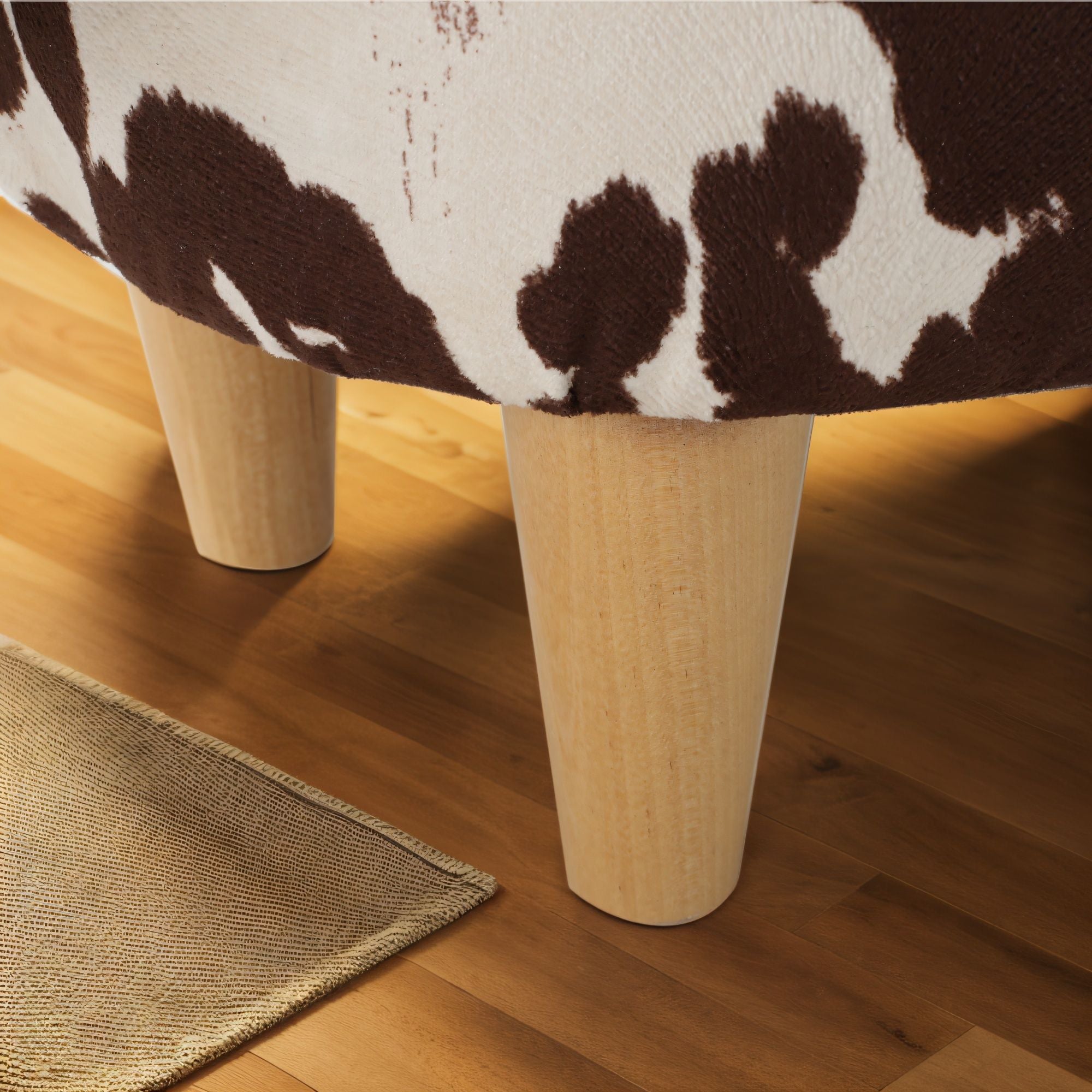Cow Shaped Ottoman Footstool