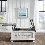 Liberty Furniture River Place - Lift Top Storage Cocktail Table - White | Meri Furniture