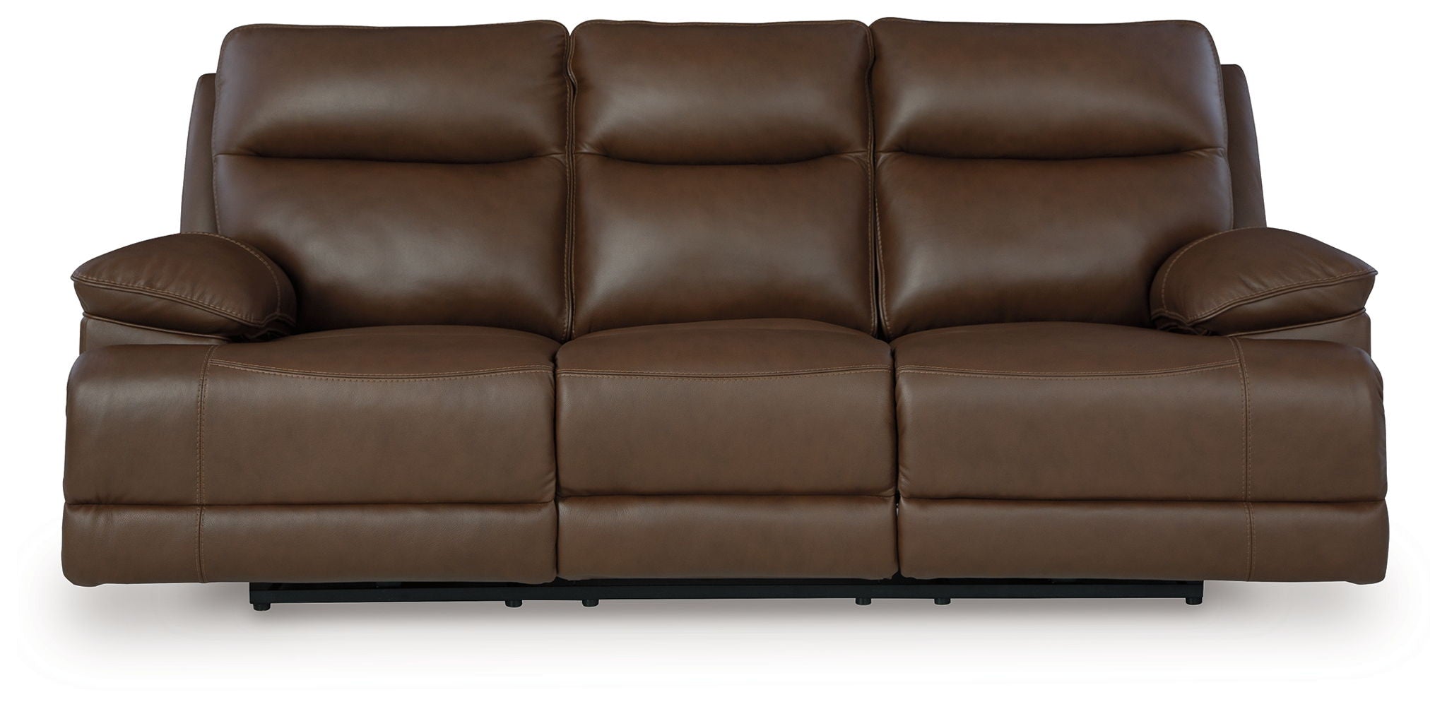 Vonryan - Power Reclining Sofa With Adj Headrest - Tobacco