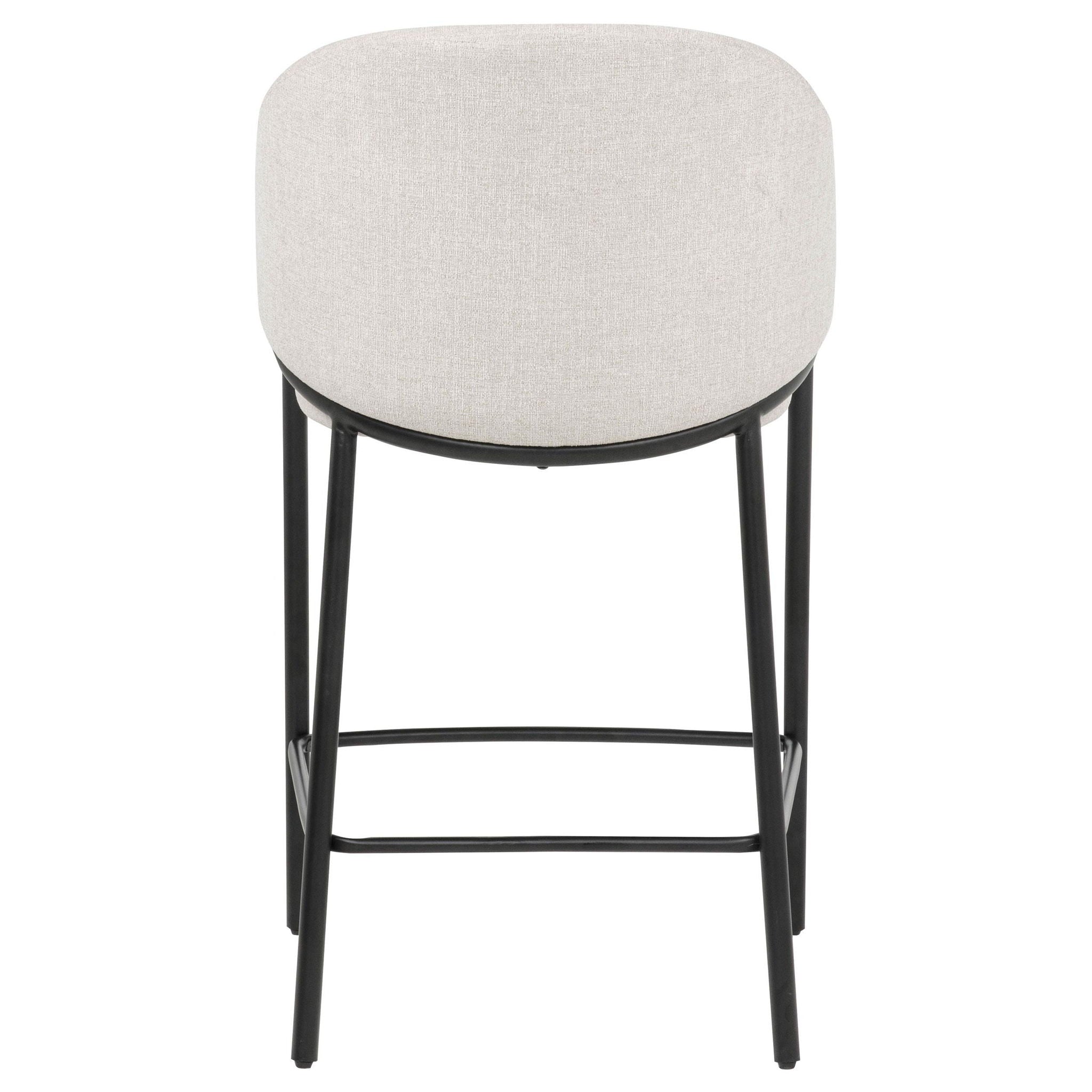 Chadwick Fabric Upholstered Counter Height Chair Beige (Set of 2)