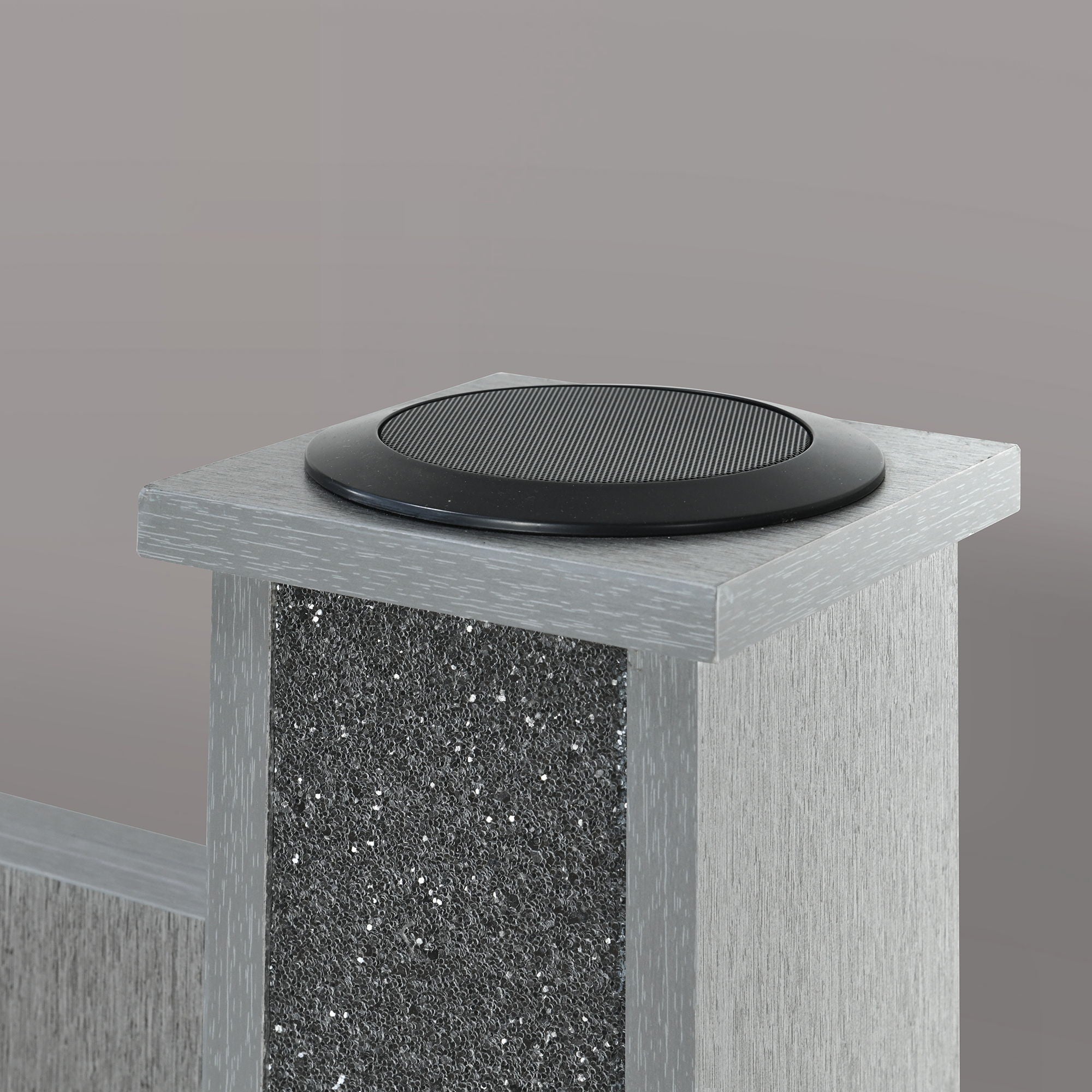 Lorenzo - Bed With Speakers And Glittered Detailing