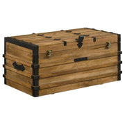 Coaster Fine Furniture Simmons - Wood Storage Trunk - Natural And Black | Meri Furniture