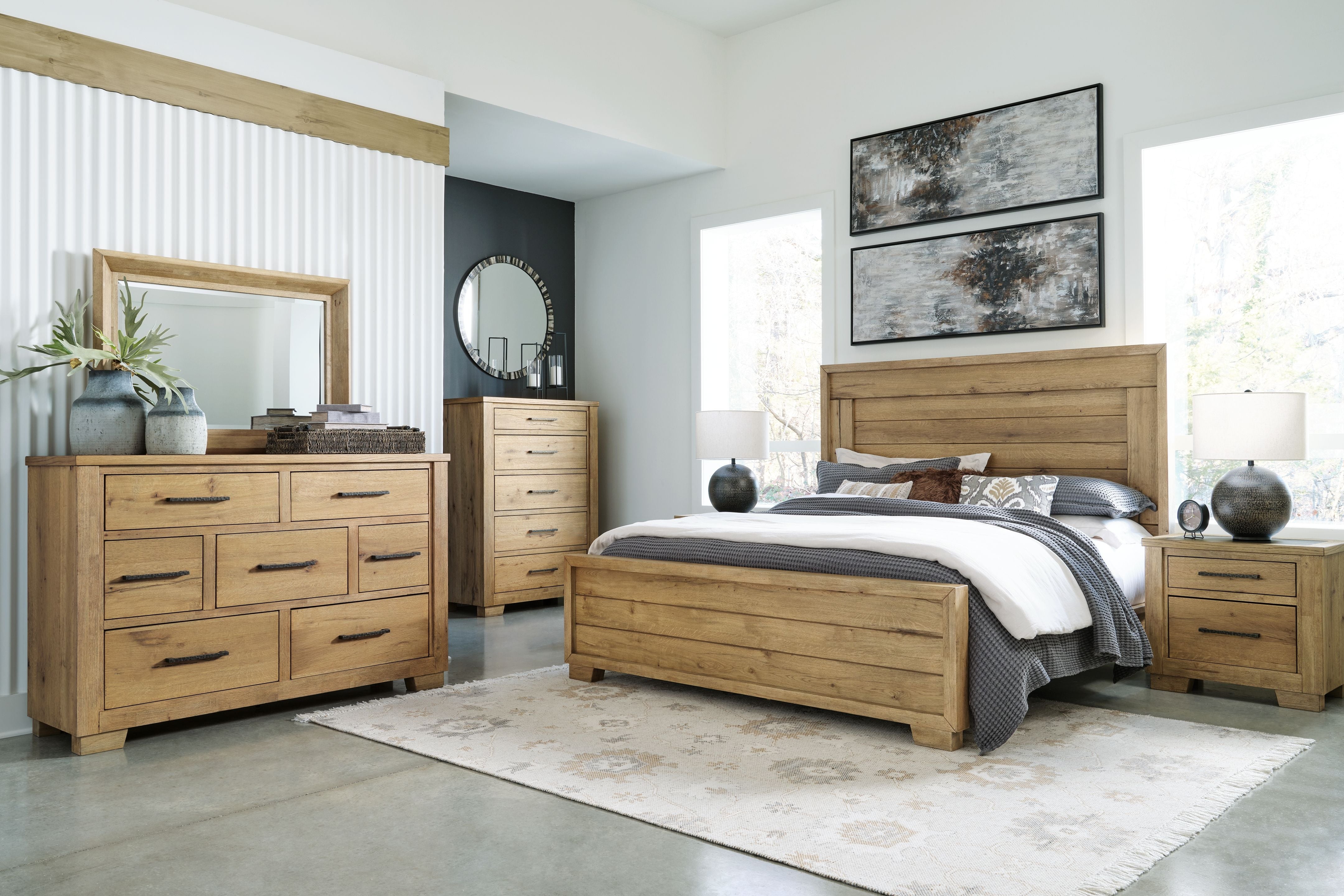 Signature Design by Ashley® Galliden - Panel Bedroom Set | Meri Furniture