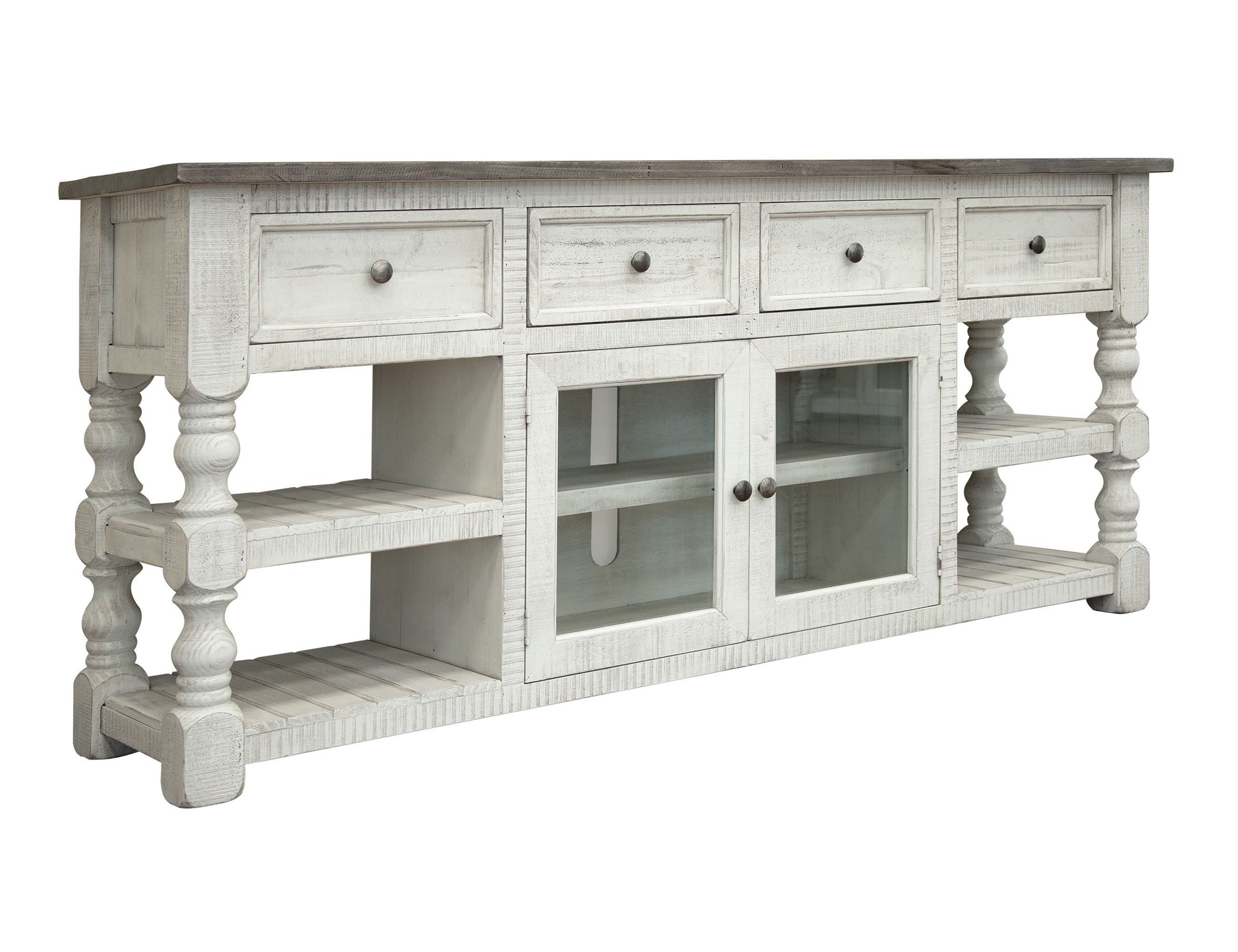International Furniture Direct Stone - TV Stand with Drawers | Meri Furniture