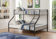 Caius - Twin Long Queen Bunk Bed - Gun