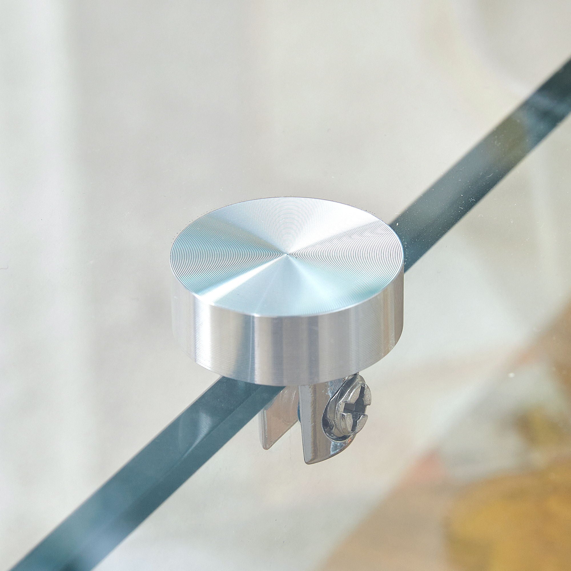 Modern 2 Tier Square Coffee Table, Elegant Marble Pattern