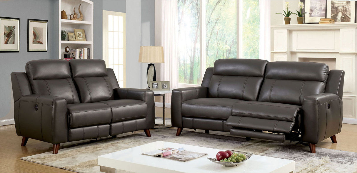 Furniture of America Rosalynn - Power Sofa - Gray | Meri Furniture
