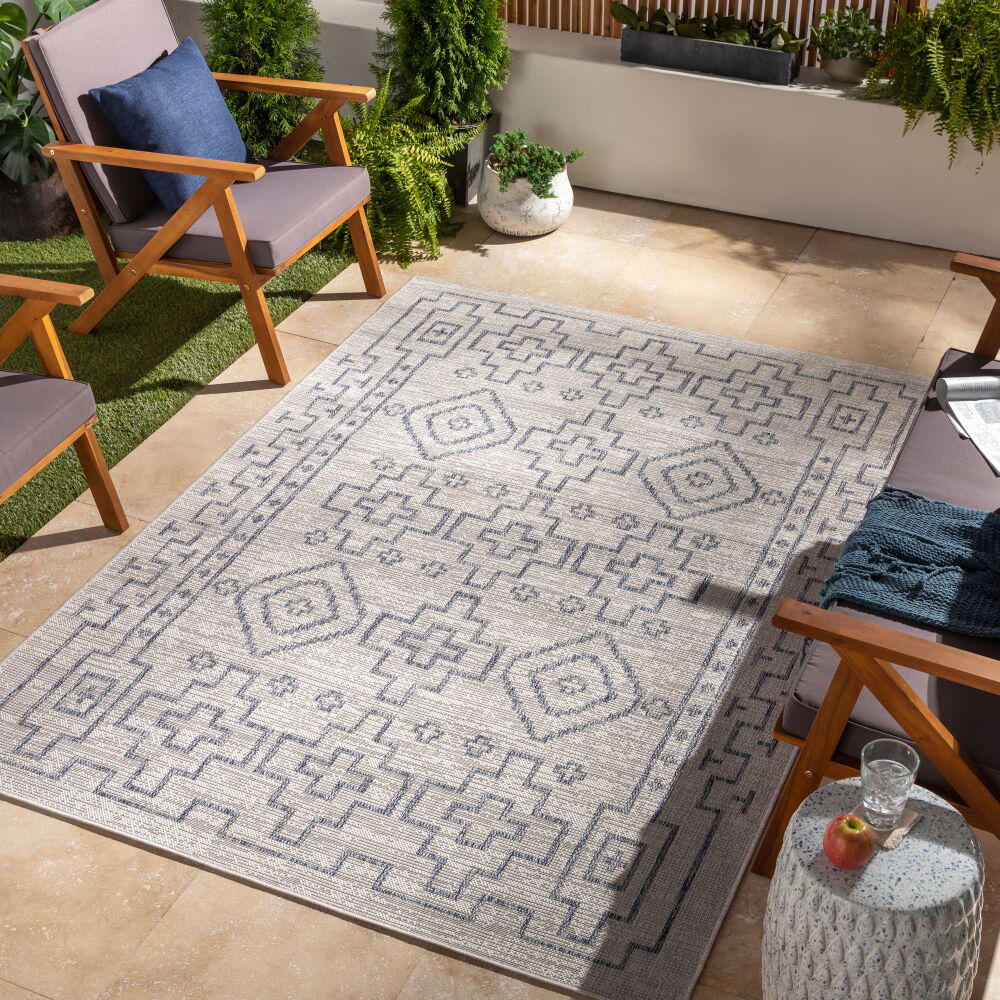 Tuareg Machine Woven Rug