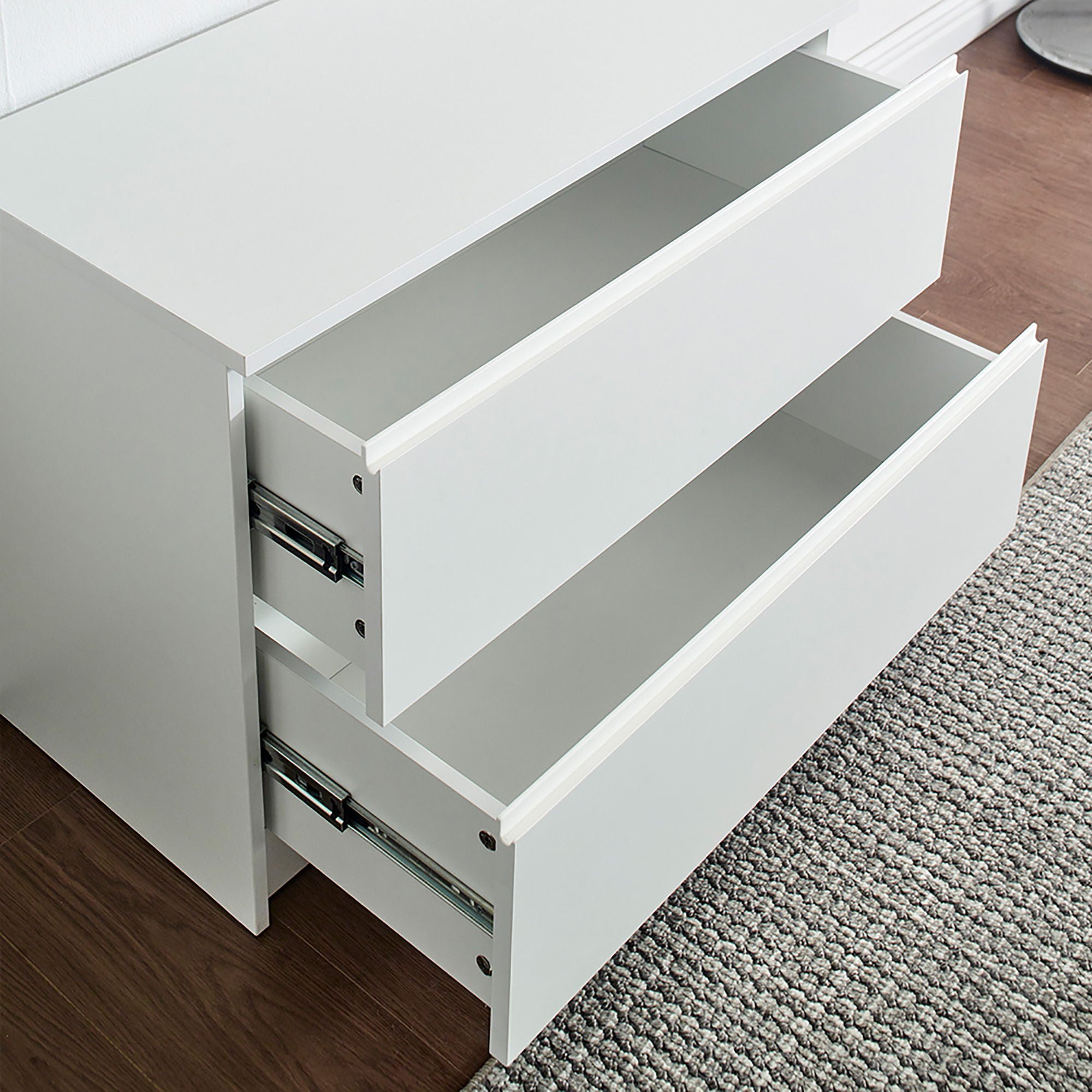 Devi - Wall Mounted Wood Closet System With Modular Units