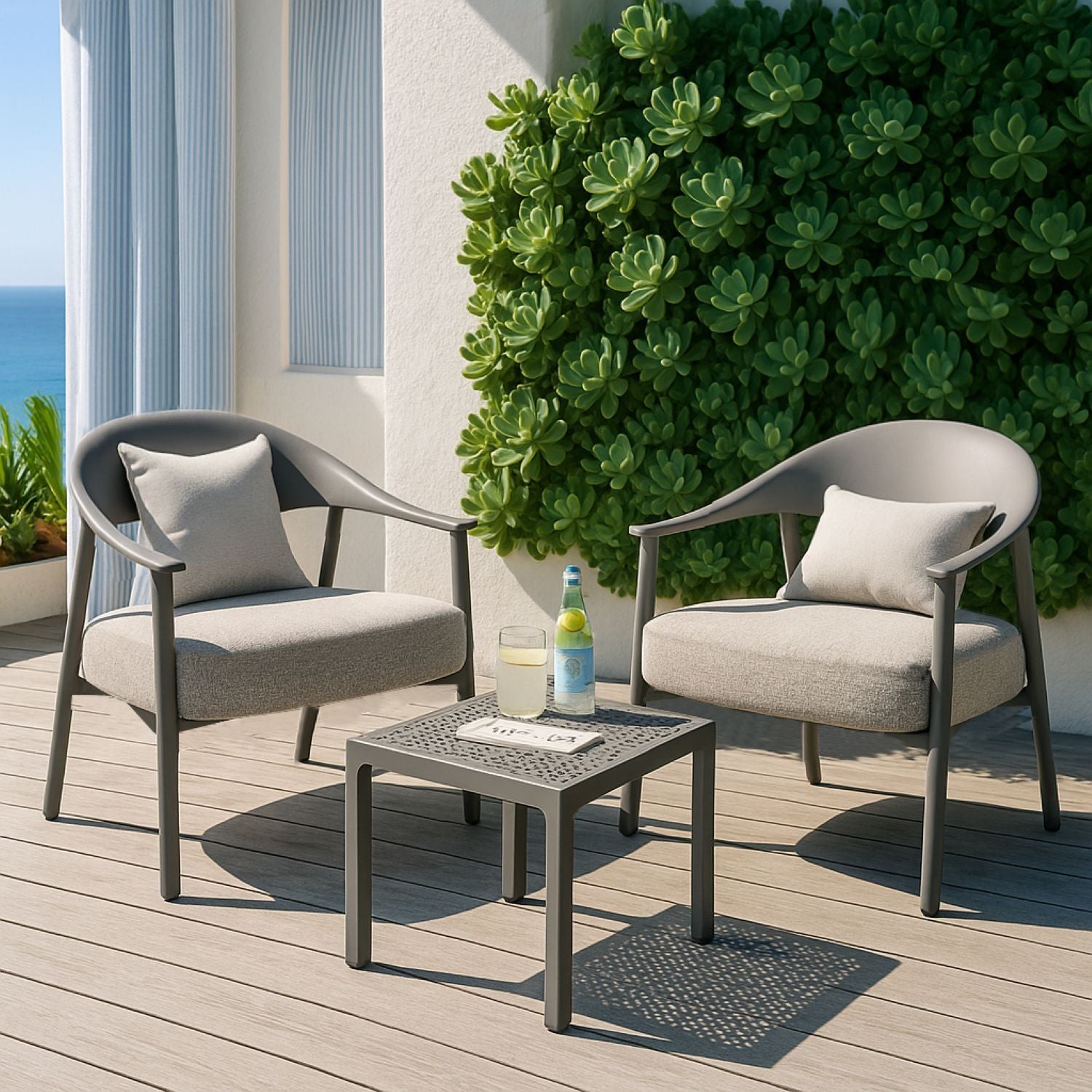 Furniture Set With Seat Cushions, Sturdy And Durable