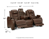 Ashley Furniture The Man-Den - Power Reclining Sofa | Meri Furniture